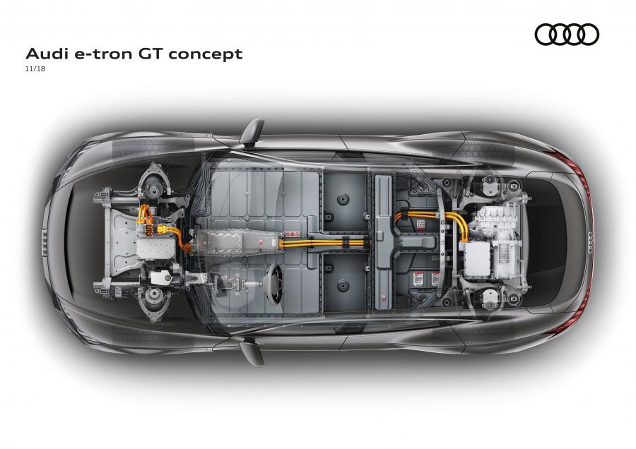 Схема Audi e-tron GT Concept 2018 года  (фото 42 из 69)